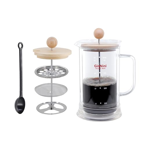 34oz French Press Coffee & Tea Maker Double (33.814 Fl Oz)