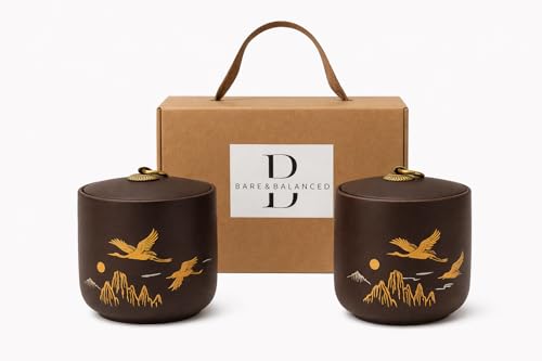 Ceramic Canister with Airtight Lid (2 Count)