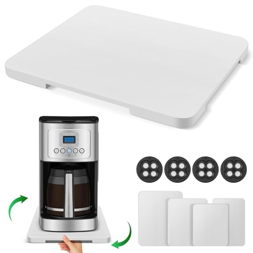 Appliance Slider 360° Rolling Tray for Countertop Coffee Maker Mat
