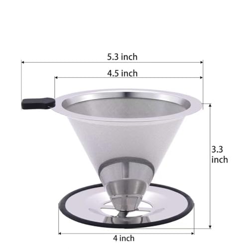 Pour Over Coffee Filter Dripper