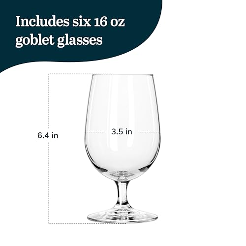 Entertaining Essentials Stemmed Water Glasses (6 Count)