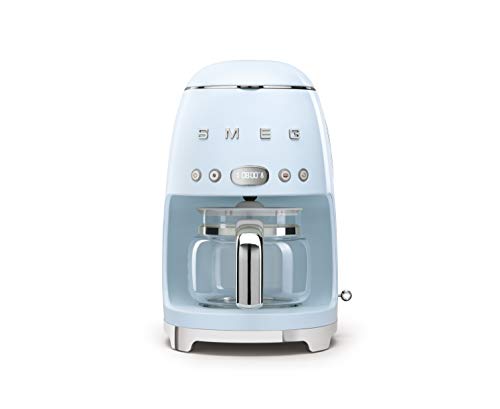 50's Retro Style Aesthetic Drip Coffee Machine with 10 Cup Glass Carafe (10 Count)