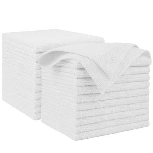 White Microfiber Cleaning Cloth 20PK (20 Count)