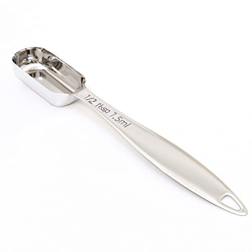1PCS 1/2tbsp(7.5ml) Measuring Spoon, Stainless Steel Measure Teaspoon