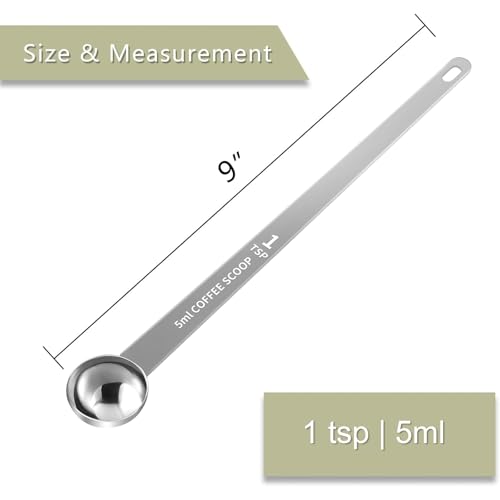 1PCS Extra Long Handle Coffee Scoop