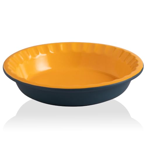 Sweejar Ceramic 10.4 Inches Pie Pan for Baking