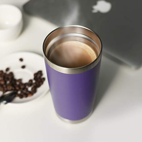 20oz Stainless Steel Tumbler Bulk with Lid (8 Count)