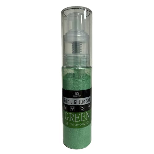Green Edible Glitter Spray