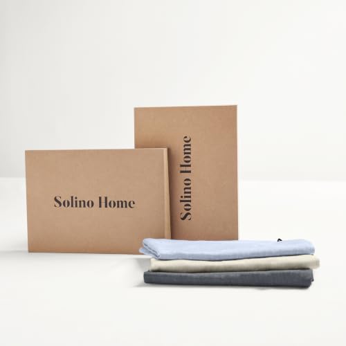 100% Linen Kitchen Apron Grey