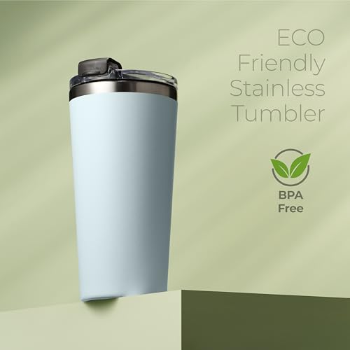 16 oz Insulated Coffee Tumbler with Leakproof Lid