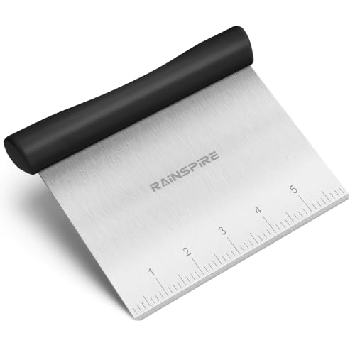 Multi Purpose Stainless Steel Bench Scraper Dough Blender & Pastry Cutter