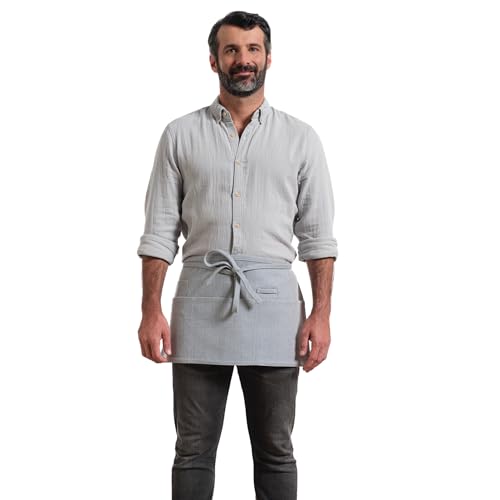 Chef Waist Aprons for Women with Pockets