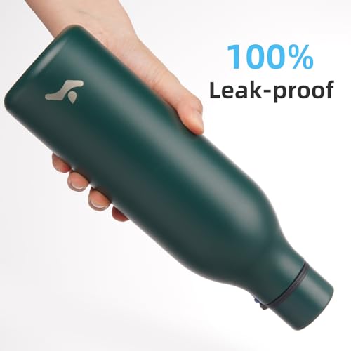 25 oz Insulated Stainless Steel Metal Water Bottle with Strap