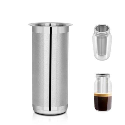 Cold Brew Coffee Filter for 1 Quart Wide Mouth Mason Jar