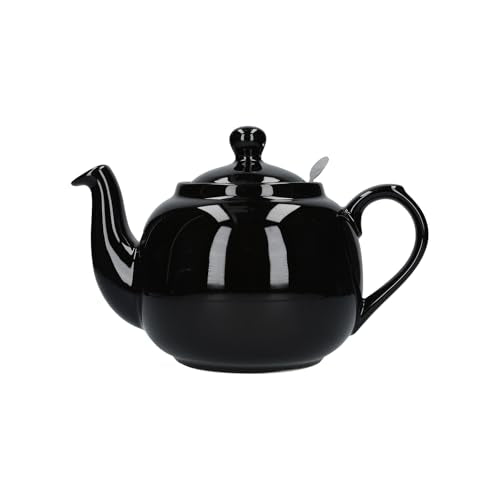 Farmhouse 4 Cup Ceramic Teapot with Removable Infuser and Lid