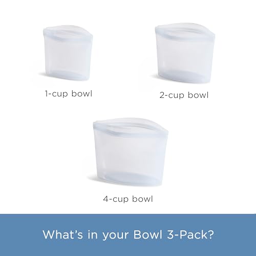 Premium Reusable Silicone Food Storage Bags (3 Count)
