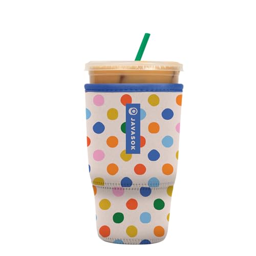 JavaSok Iced Coffee & Cold Soda Insulated Neoprene Cup Sleeve