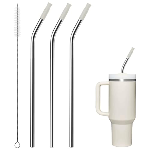Bent Metal Straws for Stanley 40oz