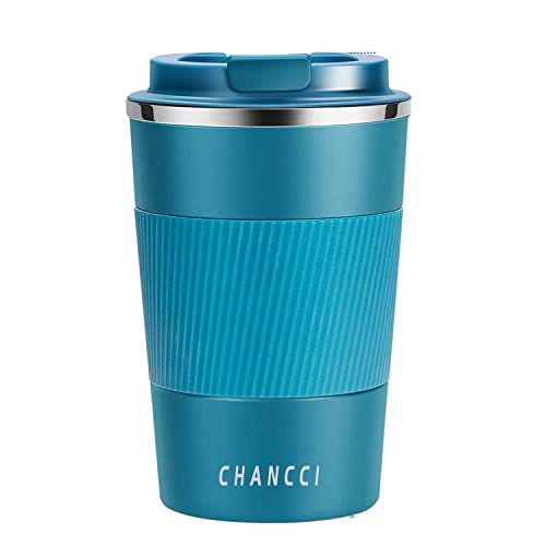 Travel Coffee Mug Spill Proof Leakproof 12 oz Insulated Coffee Mug with Screw Lid (12 Ounce)