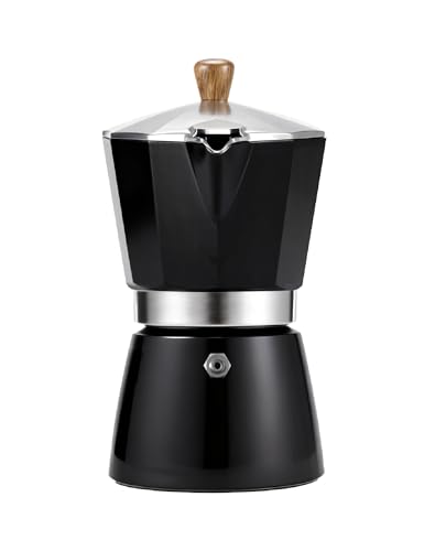 Moka Pot Stovetop Espresso Set & Cuban Coffee Maker 6 (10.2 Ounce)