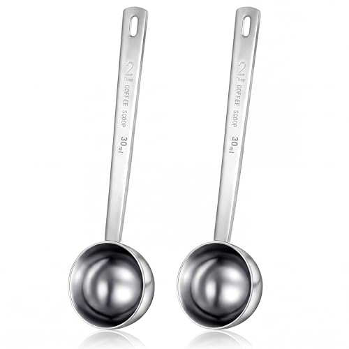 2 Pcs 2 Tablespoon Scoops with Long Handle (2 Count)