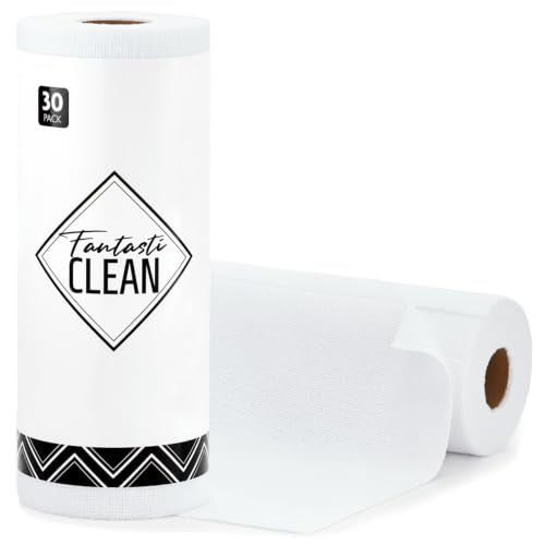 Microfiber Cleaning Cloth Roll (30 Count)