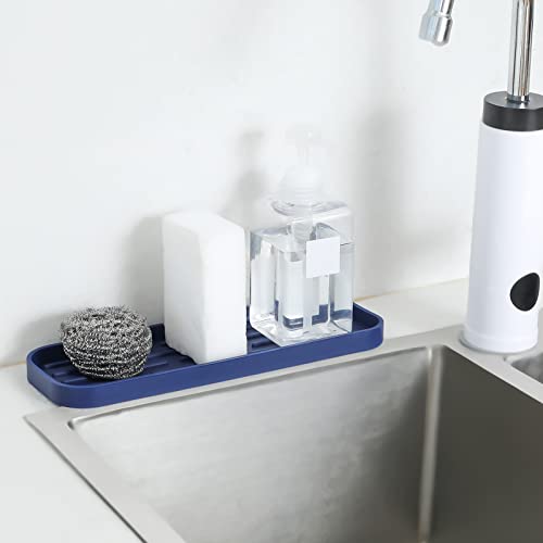Silicone Kitchen Sink Organizer Tray for Multiple Usage