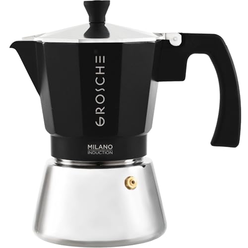 Milano Induction Stovetop Espresso Maker Moka Pot 6 Cup