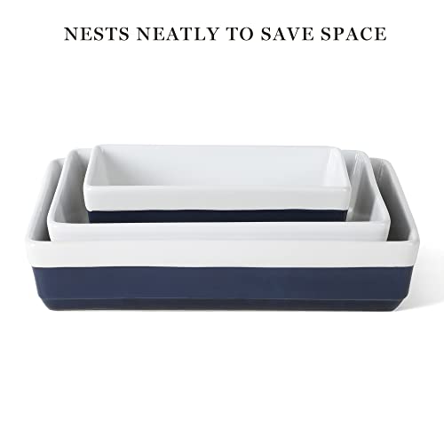 3 Piece Oven to Table Stoneware Bakeware Set