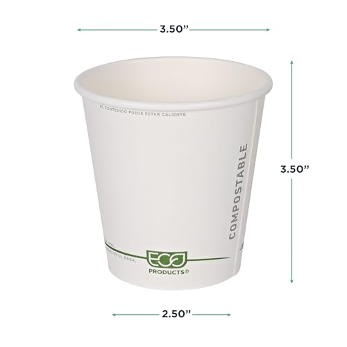 GreenStripe Disposable Paper Hot Cups (50 Count)