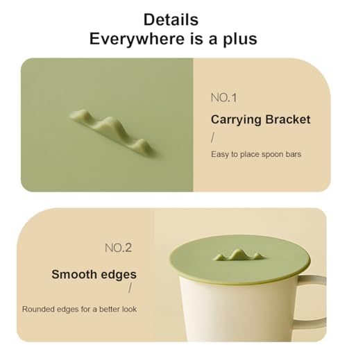 Silicone Cup Lids Silicone Cup Covers 6color Design