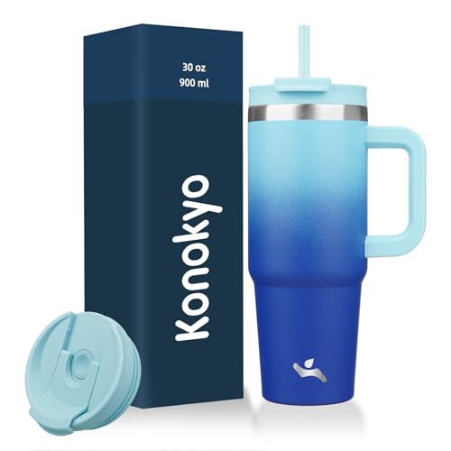 30 oz Insulated Tumbler Water Bottle with Handle