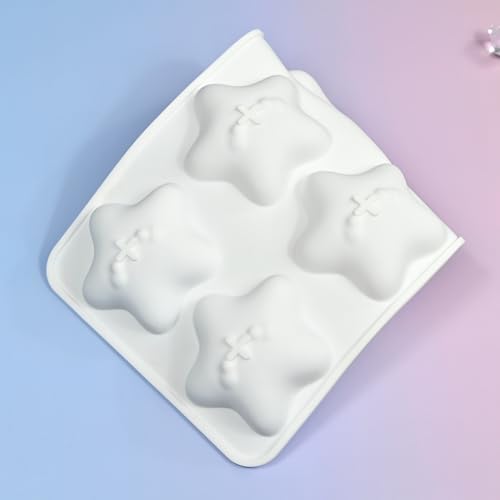 Cute Star Cartoon Shaped Dessert Mousse Molds 3d Silicone Cake Mold Muffin Pan Baking Tools For Cakes Decorating Supplies