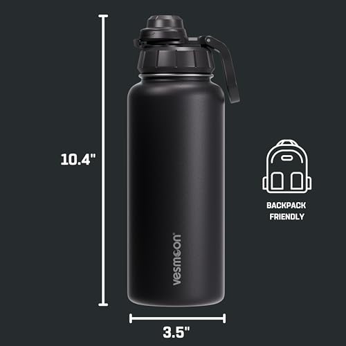 Vessence 32 Oz Stainless Steel Tea Infuser Bottle for Loose Leaf Tea