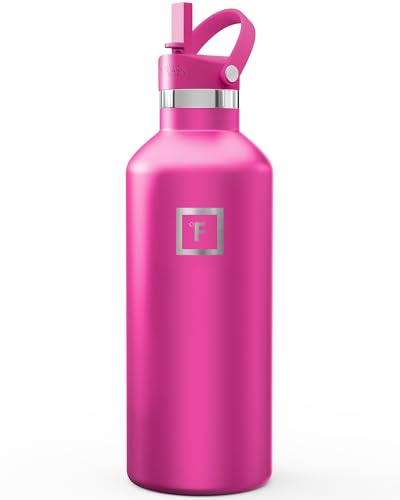 32 oz Narrow Mouth Water Bottle with Straw