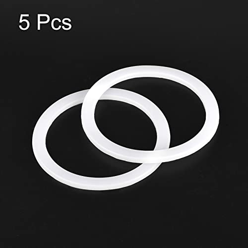 Gasket Seal Coffee Maker White Silicone Ring Replacement 70x85x3.3mm for 9