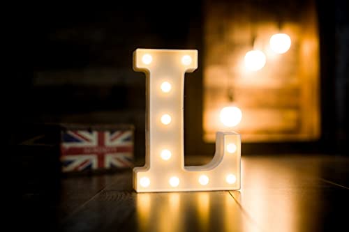 LED Letter Lights Sign Marquee Light Up Letters Sign for Night Light Wedding