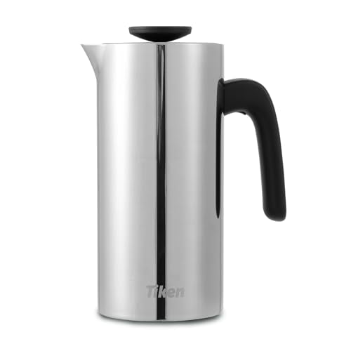 French Press Coffee Maker Stainless Steel Double