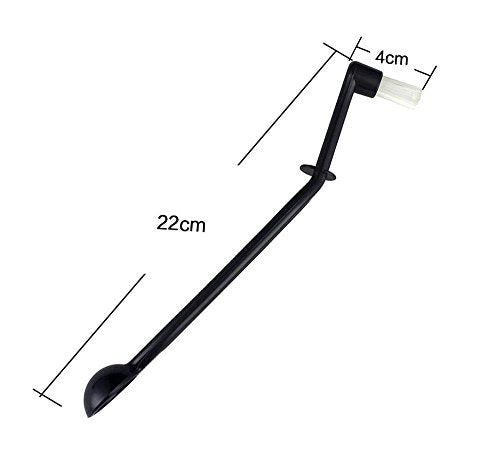 Coffee Machine Brush Cleaner Nylon Espresso Machine Brush Grinder Brush Coffee Cleaning Tool with Spoon