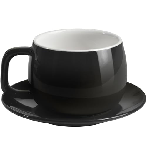 Porcelain Coffee Cup with Saucer 270ml (10.99 Count)