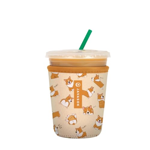 JavaSok Iced Coffee & Cold Soda Insulated Neoprene Cup Sleeve