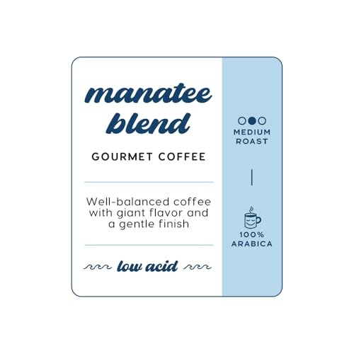 Manatee Gourmet Whole Bean Coffee (32 Ounce)