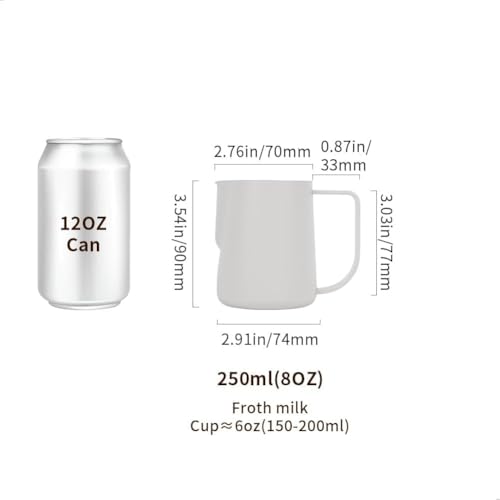 Milk Frothing Pitcher 250ml