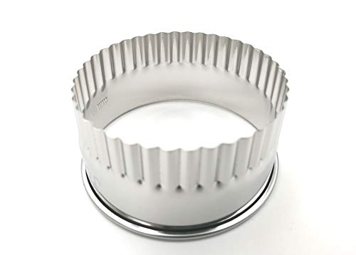 11 Piece Graduated Sizes Fluted Edge Round Pastry