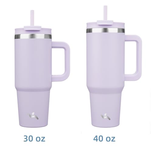 40 oz Insulated Tumbler Water Bottle with Handle