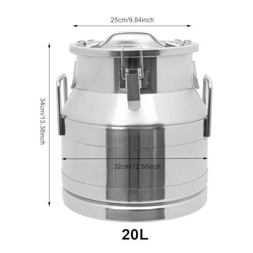 Stainless Steel Milk Bucket with Faucet