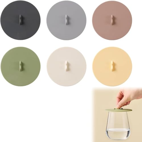 Silicone Cup Lids Silicone Cup Covers 6color Design