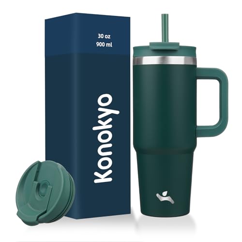 30 oz Insulated Tumbler Water Bottle with Handle