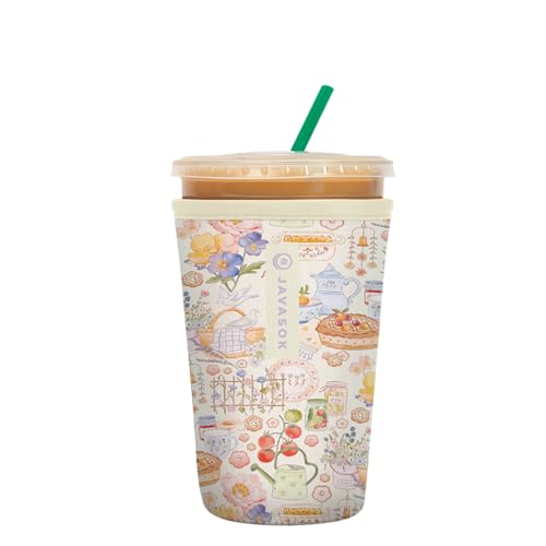 JavaSok Iced Coffee & Cold Soda Insulated Neoprene Cup Sleeve