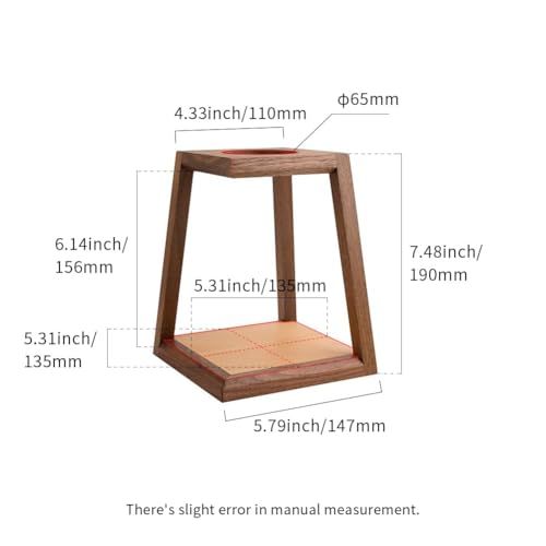 Pour Over Coffee Station Coffee Dripper Stand Wooden Drip Station Pour Over Coffee Maker Stand Filter Holder